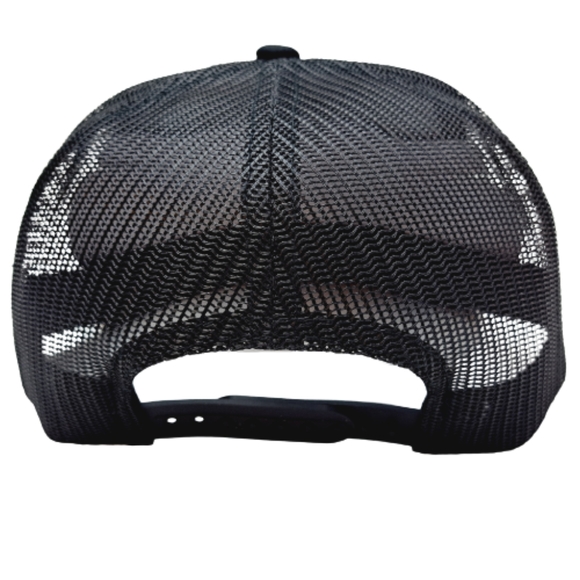 Titties Golf Puff Embroidered Flat Bill Trucker Mesh Snapback Hat Cap Bla… - Picture 4 of 4